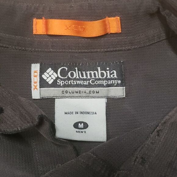 COLUMBIA XCO MENS POLY BUTTONDOWN MED - Picture 2 of 7